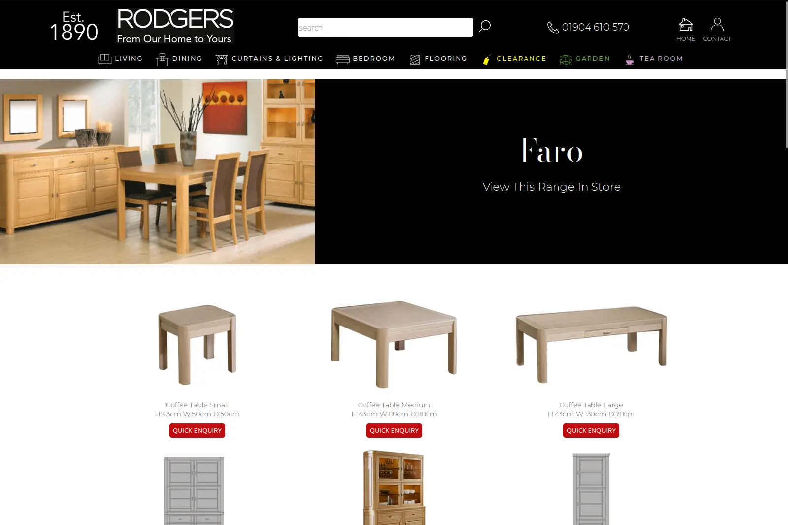 Rodgers of York website page