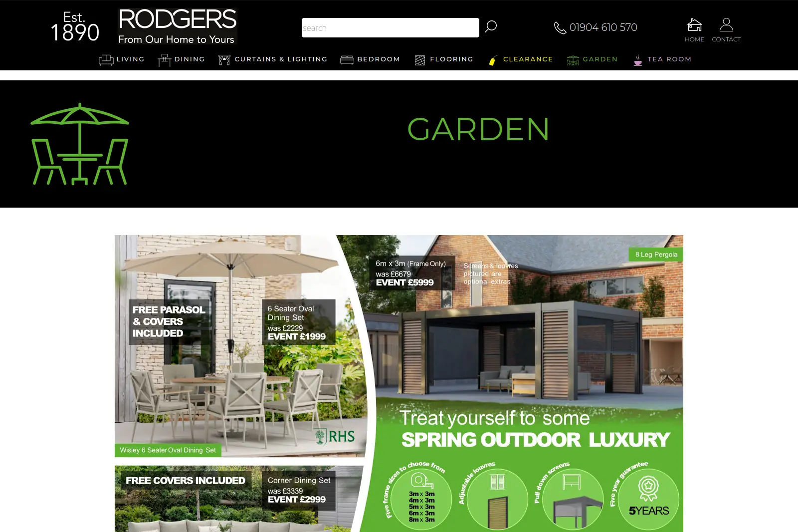 Rodgers of York website page